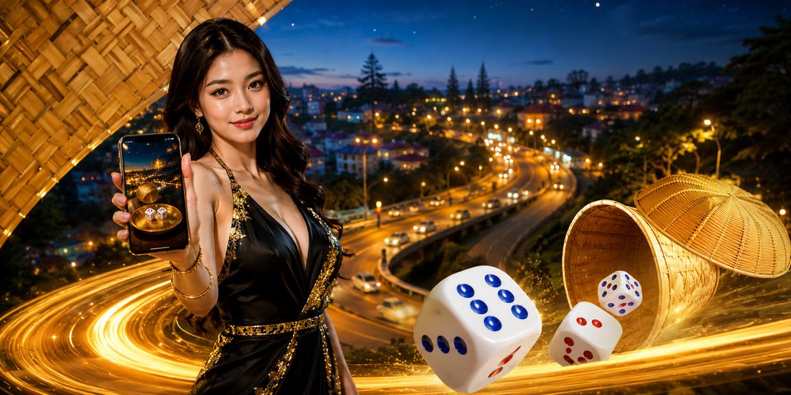 Cô gái đội nón lá Đà Lạt chơi tài xỉu trực tuyến