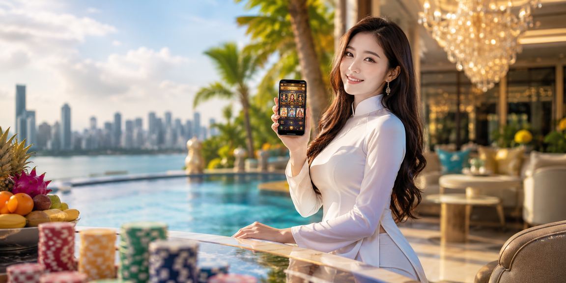 Người chơi Việt Nam chọn kèo cược trên ssj3 trong trang phục áo dài truyền thống